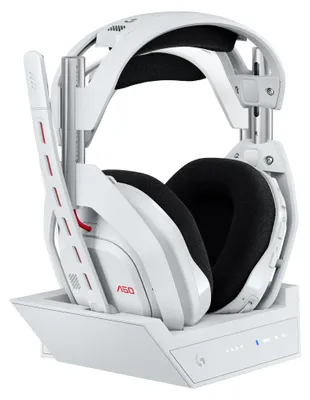 Produktbild von ASTRO Gaming A50, Kabellos, Gaming, 20 - 20000 Hz, 375 g, Kopfhörer, Weiß