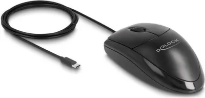 Productafbeelding van Delock 12114 DELOCK Optische USB Type-C Desktop Maus - Lautlos
