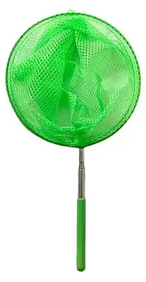 Immagine prodotto di Retino per piscina - Retino telescopico per foglie - Struttura in acciaio inossidabile - Rete a maglia fine - Per la pulizia della piscina - Verde