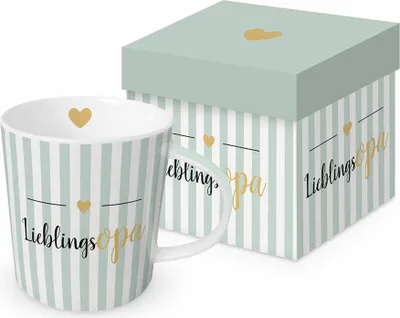 Immagine prodotto di PPD Lieblingsopa Trend Mug, in Geschenkbox, Henkelbecher, Kaffeebecher, Becher, Tasse, New Bone China, 400 ml, 160302253