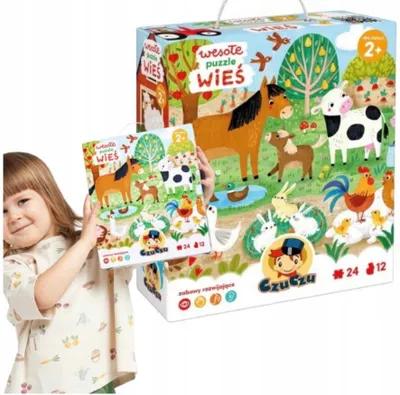Produktbild von CzuCzu Bauernhof Puzzle Lernspielzeug für 2-Jährige