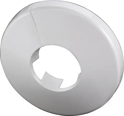 Produktbild von BADfabrik24 Wandrosette, 15mm Kunststoff weiß