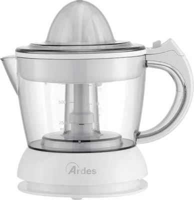 Image de Ardes ARSPRE02 presse-agrume électrique 0,75 L 25 W Transparent, Blanc