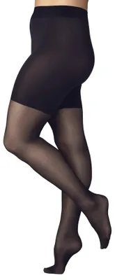 Produktbild von FALKE Damen Strumpfhose Beauty Plus 20 DEN W Ti transparent einfarbig 1 Stück, Blau Marine 6179 - B, B LONG