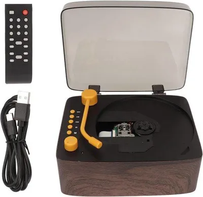 Produktbild von Portable Bluetooth CD Player mit USB AUX-Anschluss und Fernbedienung - Für zu Hause, Reisen und Kinder - HiFi-Lautsprecher - Ladegeschwindigkeit
