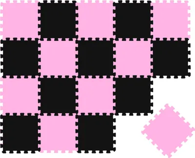 Produktbild von 18 Teile Baby Kinder Puzzlematte ab Null - 30x30 Puzzle Spielmatte Krabbelmatte