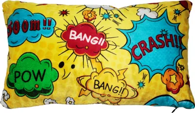 Produktbild von Kissenbezug Plüsch Kissenhülle Comic Style ca. 30x50 cm Kissen Picknick Reise