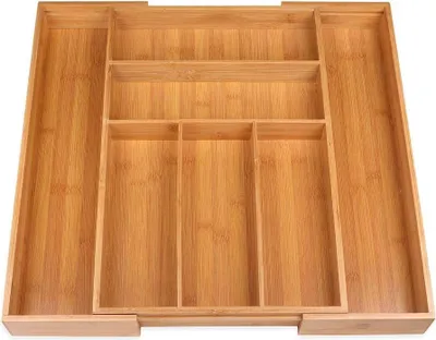 Image de Range-couverts - Range-couverts extensible - Porte-couverts - Tiroir à couverts - Plusieurs compartiments