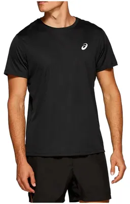 Zdjęcie produktu dla ASICS 2011C341.001_S, Dorosły, Męski, Czarny, Koszulka, S, 1 szt.