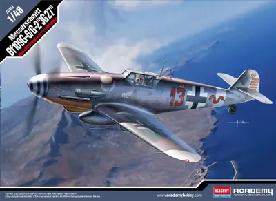 Obrázok produktu pre Model Kit letadlo 12321 - Messerschmitt Bf109G-6/G-2 "JG 27" (1:48)