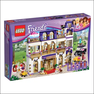 Zdjęcie produktu dla LEGO Friends Heartlake Grand Hotel, Zestaw do budowania, 8 lat(a), 1552 szt., 2,58 kg