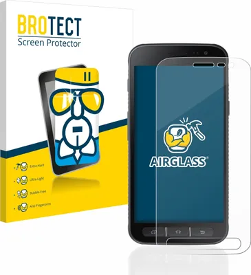 A product shot of a screen protector and its packaging.