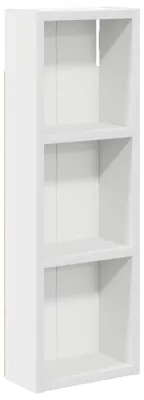 Produktbild von vidaXL Badezimmer-Wandschrank Weiß 20 x 10 x 60,5 cm Holzwerkstoff