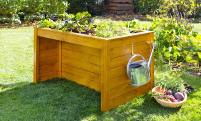 Produktbild von Hochbeet für Rollstuhlfahrer, las, B x T x H 120 x 79 x 80, KI-generiertes Bild