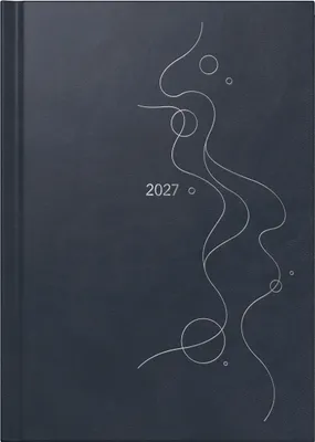 Produktbild von 2027 rido/idé Buchkalender MentorA5 1T/1SBubbles