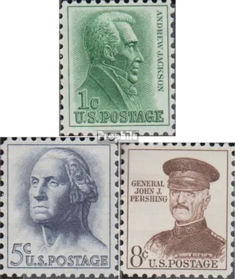 Produktbild von Briefmarken USA 1961 Mi 816A-818A (kompl.Ausg.) postfrisch Berühmte Amerikaner