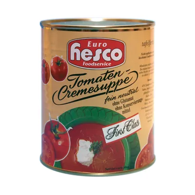 Obrázek produktu pro Hesco Tomatencremesuppe First Class fein neutral verzehrfertig 850ml