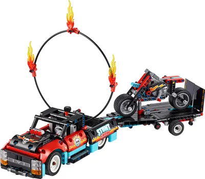 Immagine prodotto di LEGO® 42106 LEGO® Technic 42106 Stunt-Show mit Truck und Motorrad Bausatz