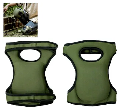 Produktbild von Garten Knieschützer aus Schaumstoff, rutschfest - 2er Set, Grün, für Bodenreinigung, Haushaltsarbeiten und Gartenaktivitäten