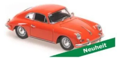Produktbild von Minichamps 1:43 PORSCHE 356 B COUPE - 1961 - orange
