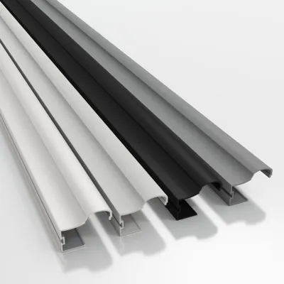 Produktbild von Schwebetürenschrank, 3 -türig Schrank 200 cm mit Spiegel VIDA (Schwarz, Weiß )