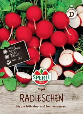 Produktbild von Radies Topsi (Verb. Prinz Rotin) | Radieschensamen von Sperli
