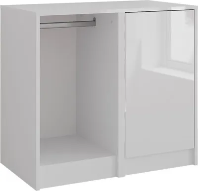 Obrázek produktu pro Kredenc Vicco Sherry Bílá/bílý vysoký lesk 80.2 x 76 cm 2 díly, Model 57721