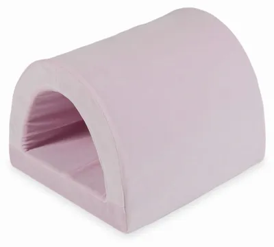Image de Pont d'aire de jeux en mousse veloutée rose clair