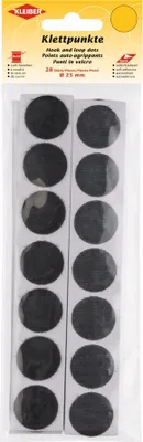 Image de KLEIBER  81903 KLEIBER Klettpunkte, Durchmesser: 25 mm, schwarz