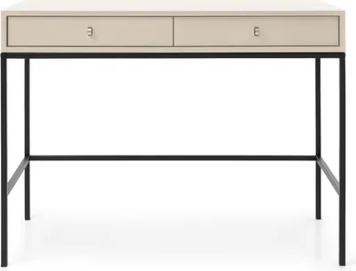 Produktbild von Eingangskonsole Konsolentisch mit Schubladen Sideboard Beistelltisch Flurtisch - Goldene Griffe - 104x78x50 cm - Melody Beige + Schwarz