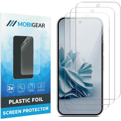 Produktbild von Mobigear Displayschutzfolie für Google Pixel 9 Pro XL – Displayschutzfolie, kompatibel mit Hüllen (3er-Pack)