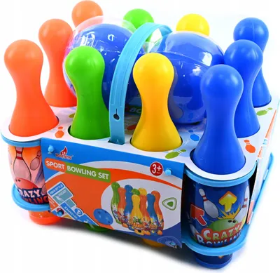 Zdjęcie produktu dla Kolorowe Kręgle Dla Dzieci Bowling Zestaw Do Gry