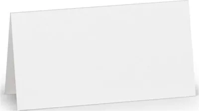Produktbild von Tischkarten Paperado 100 x 100 Weiß