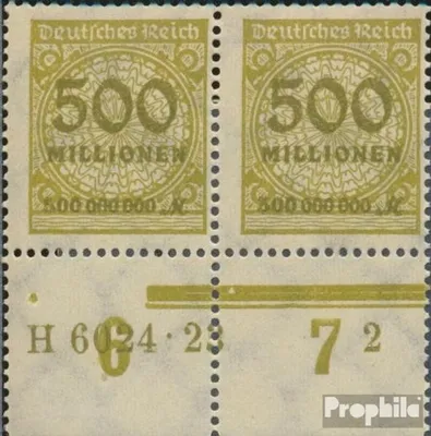 Produktbild von Briefmarken Deutsches Reich 1923 Mi 324 HAN postfrisch Hochinflation
