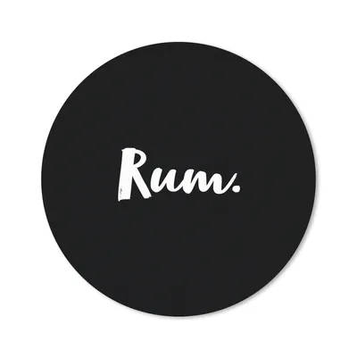 Produktbild von MuchoWow® Mauspad Mousepad Rum - Getränk - Text - Zitate - Alkohol 30x30 cm - Mousepads - Maus Mat - Pad - Mausunterlage - Tischunterlage - Schreibtischmatten