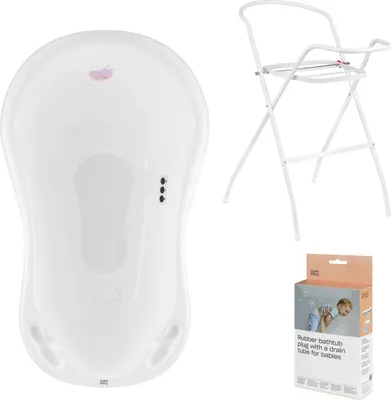 Produktbild von SET 3: Babywanne + Ständer, Abfluss
