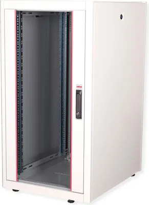 Obrázok produktu pre ROLINE 26.21.0032, Voľne stojací rack, 22U, 600 kg, Koľajnice racku, Nastaviteľné nohy, 51 kg