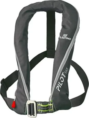 Produktbild von Plastimo Pilot 165n Safety Belt Aufblasbare Rettungsweste Mit Gurtzeug Schwarz  Schwarz One Size