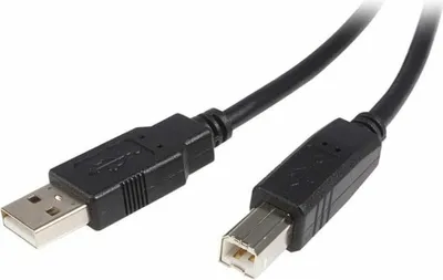 Produktbild von StarTech.com 0.5m, USB 2.0 A/USB 2.0 B, M/M USB Kabel USB A USB B Schwarz