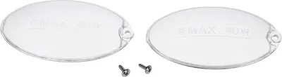 Produktbild von easyPART passend für 9188065409 Beko Lampenabdeckung Set für Dunstabzugshaube 2Stk