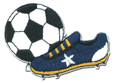 Obrázok produktu pre Futbal Futbalová obuv Šport - záplata, nažehľovačka, nažehľovací obrázok, nášivka, záplata, nažehľovačka, veľkosť: 6 x 4,3 cm