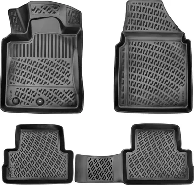 Produktbild von Rizline Kompatibel mit Nissan Qashqai 1.Gen 2007-2013 Autofußmatten 3D Gummimatten