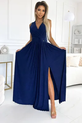 Zdjęcie produktu dla Numoco Damska sukienka wizytowa Justine navy XL