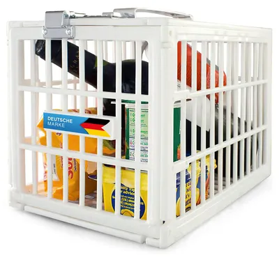 Afsluitbare Koelkastbox mit Zahlenschloss, 10 Liter, 28,5 x 19 x 19 cm