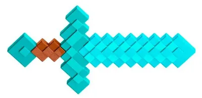 Produktbild von Minecraft Diamantschwert Kampfspielzeug, Kindergröße für Rollenspiele und Kostüme, inspiriert vom Videospiel, Spielzeugschwert, 6 Jahr(e), 99 Jahr(e)