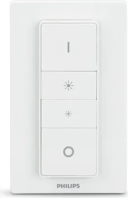 Produktbild von Philips Hue Dimmer Switch, Dimmer, 12,7 m, IEEE 802.15.4, IP20, Montierbar, Tasten