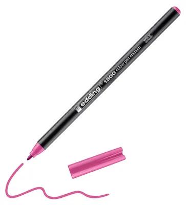 Produktbild von Edding 1300 colourpen, Schwarz, Multi, Pink