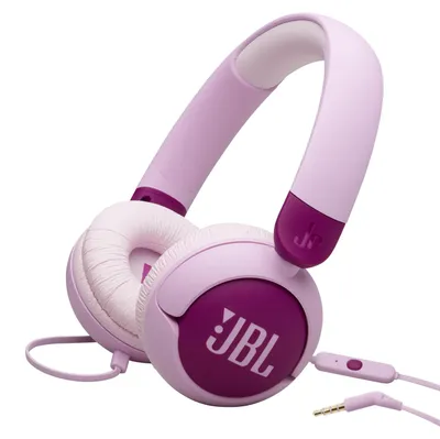 Productafbeelding van JBL Junior 320 over-ear hoofdtelefoon met kabel en microfoon voor kinderen, paars