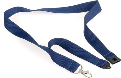 Productafbeelding van EUROPEL 121277 Textielband met karabijnhaak, blauw