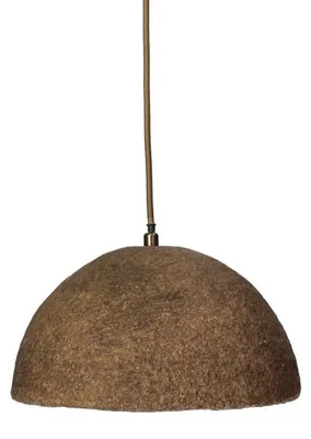 Productafbeelding van Pomax Tierra hanglamp, bruin, Ø 29 x H 17 cm